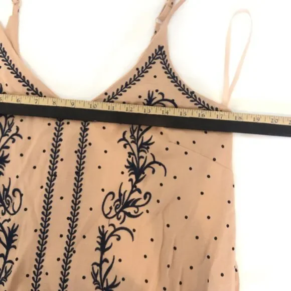 She + Sky Sleeveless Dress Women’s Size M- Strappy Blue Floral Fully Lined - Picture 5 of 15